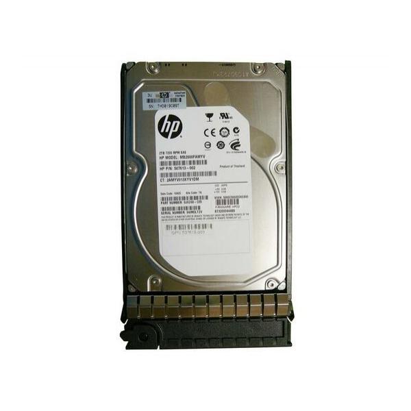 Жесткий диск для сервера Hewlett Packard Enterprise 2 ТБ SAS 3.5" 7200об/мин, 6Gb/s, 9JX248-035