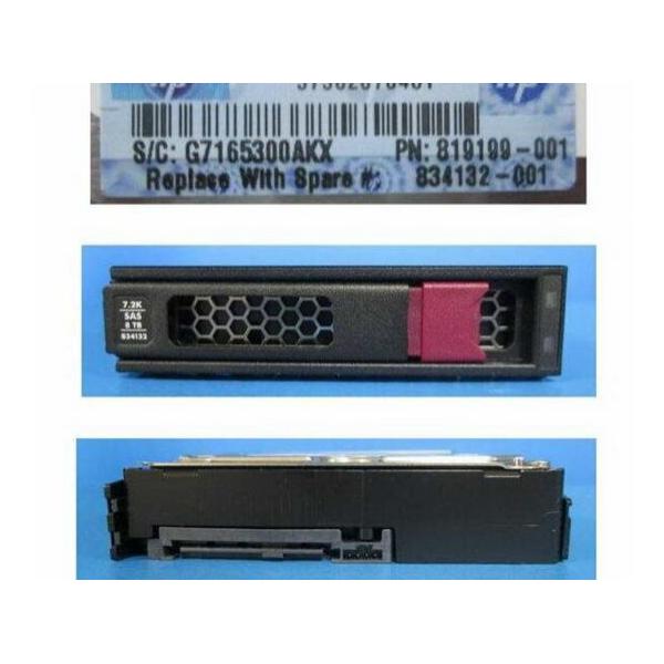 Жесткий диск для сервера Hewlett Packard Enterprise 8 ТБ SAS 3.5" 7200об/мин, 12Gb/s, 834132-001-NB