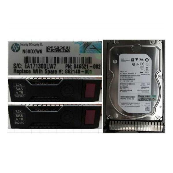 Жесткий диск для сервера Hewlett Packard Enterprise 6 ТБ SAS 3.5" 7200об/мин, 12Gb/s, 862140-001