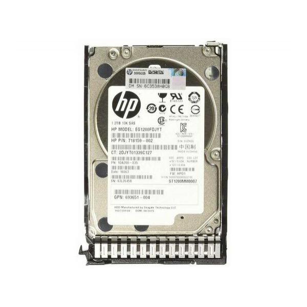 Жесткий диск для сервера Hewlett Packard Enterprise 1.2 ТБ SAS 2.5" 10000об/мин, 6Gb/s, 693651-004