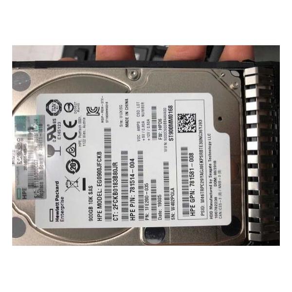 Жесткий диск для сервера Hewlett Packard Enterprise 900 ГБ SAS 2.5" 10000об/мин, 12Gb/s, 781581-008