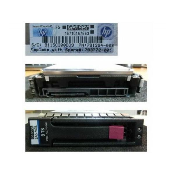 Жесткий диск для сервера Hewlett Packard Enterprise 8 ТБ SAS 3.5" 7200об/мин, 12Gb/s, 791394-002