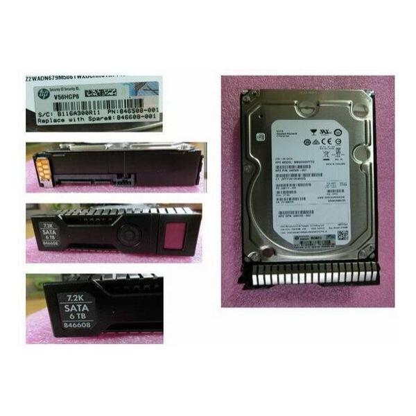 Жесткий диск для сервера Hewlett Packard Enterprise 6 ТБ SATA 3.5" 7200об/мин, 6Gb/s, 846608-001