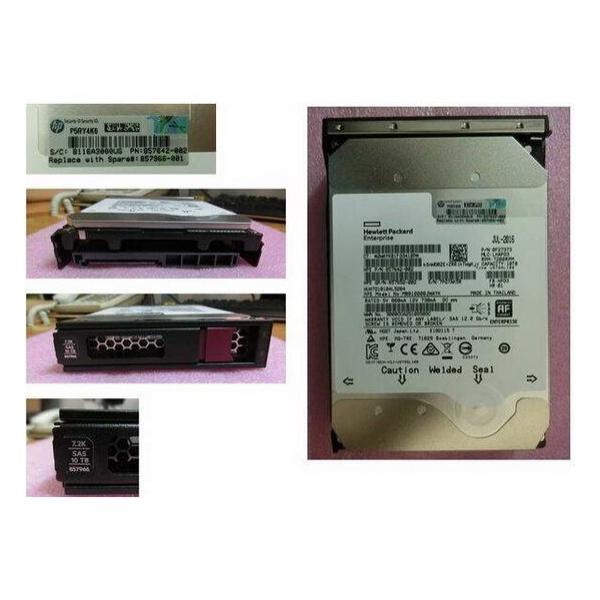 Жесткий диск для сервера Hewlett Packard Enterprise 10 ТБ SAS 3.5" 7200об/мин, 12Gb/s, 857966-001