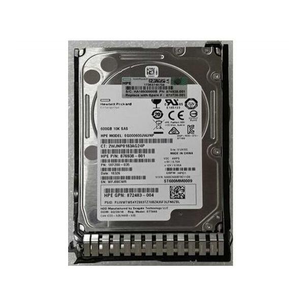 Жесткий диск для сервера Hewlett Packard Enterprise 600 ГБ SAS 2.5" 10000об/мин, 12Gb/s, 872483-004