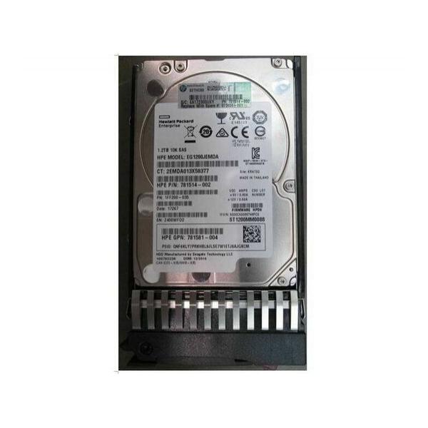 Жесткий диск для сервера Hewlett Packard Enterprise 1.2 ТБ SAS 2.5" 10000об/мин, 12Gb/s, 876936-002