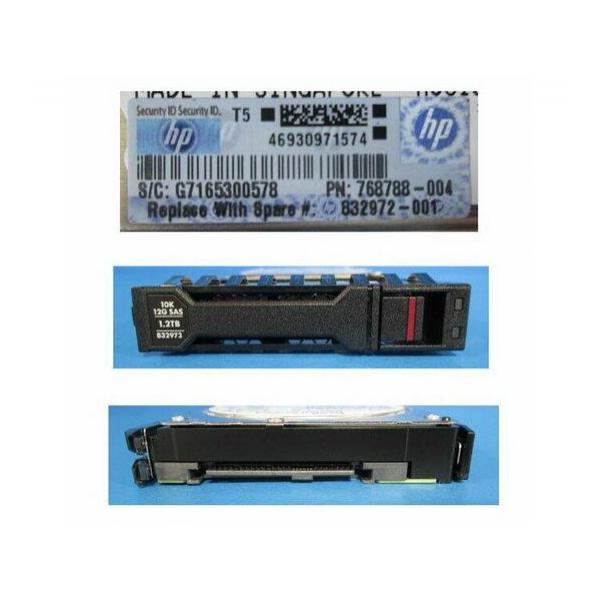 Жесткий диск для сервера Hewlett Packard Enterprise 1.2 ТБ SAS 2.5" 10000об/мин, 12Gb/s, 832972-001