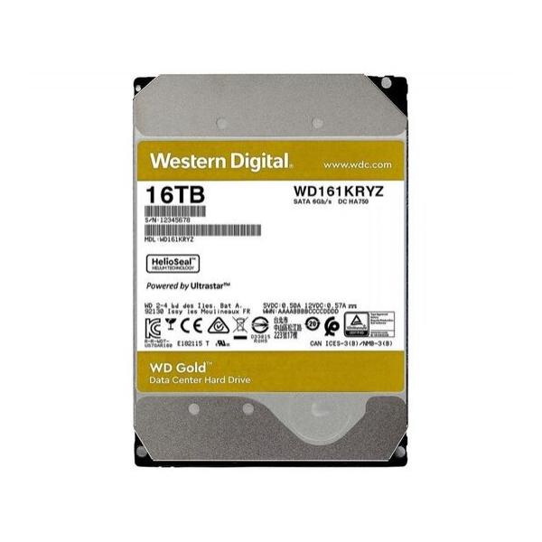 Жесткий диск для сервера WD 16ТБ SATA 3.5" 7200 об/мин, 6 Gb/s, WD161KRYZ