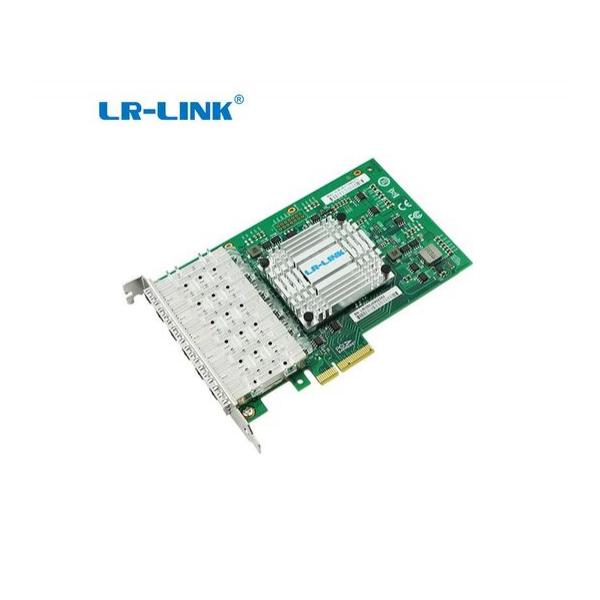 PCIe x4 Шестипортовый сетевой адаптер SFP Gigabit Fiber Ethernet LR-Link LRES1006PF-6SFP