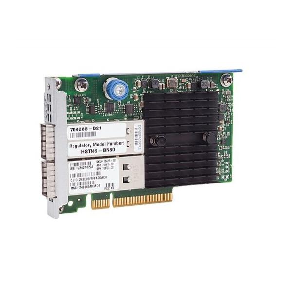 Сетевая карта HPE 764285-B21 Infiniband Fdr/ethernet 10Gb/40Gbe 2-port 544+FLR-QSFP Network Adapter