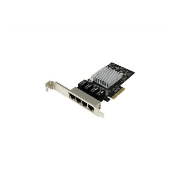 Сетевая карта STARTECH - 4 Port PCI Express Gbe NC - Intel I350 NIC - QP PCIe Network Adapter