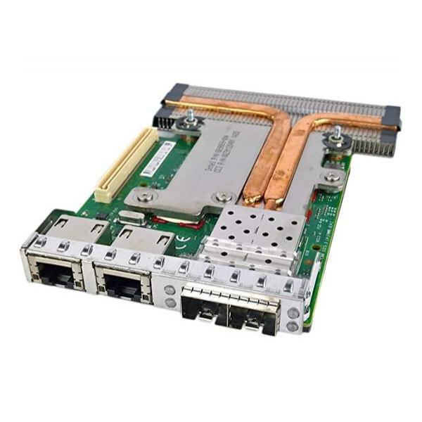 Сетевая карта Dell Intel X520/I350 Quad Port 2x 10Gb SFP+ 2x 1Gb C63DV