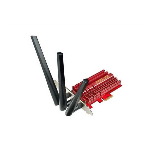 Сетевая карта Asus PCE-AC68 WiFi AC 1300 Мб/с, Low profile, PCE-AC68