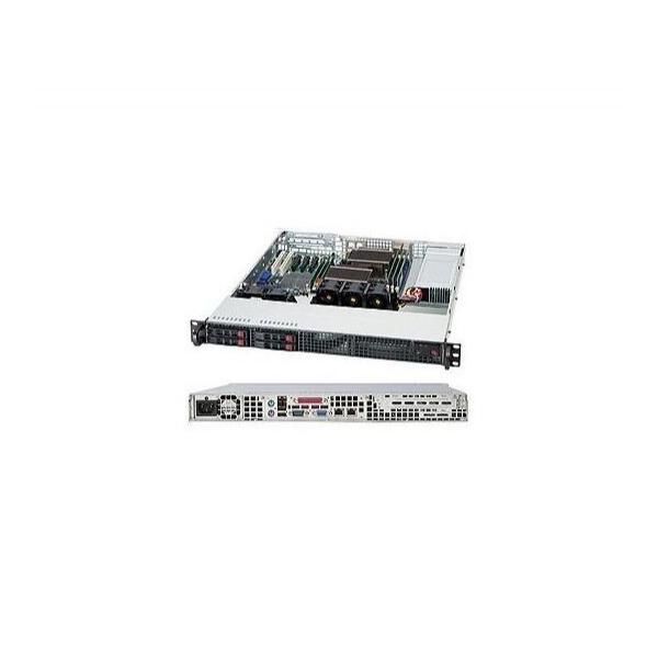 Supermicro CSE-111TQ-600CB серверный корпус 1U установка в стойку