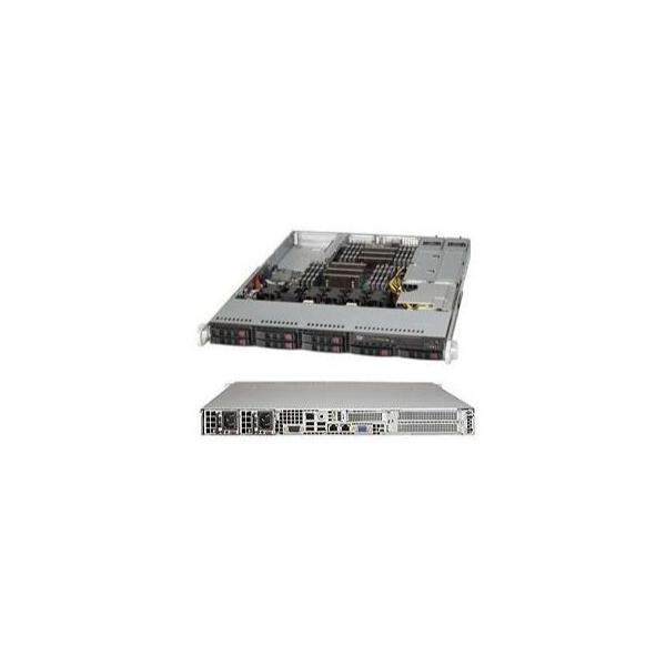 Supermicro CSE-119TQ-R700WB серверный корпус 1U установка в стойку