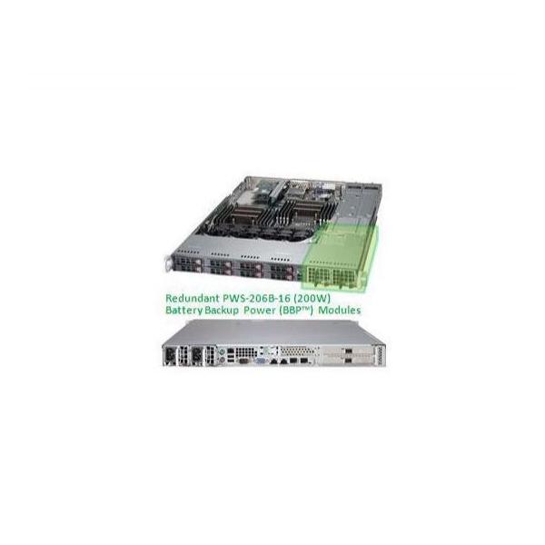 Supermicro CSE-119XTQ-BR700WB серверный корпус 1U установка в стойку