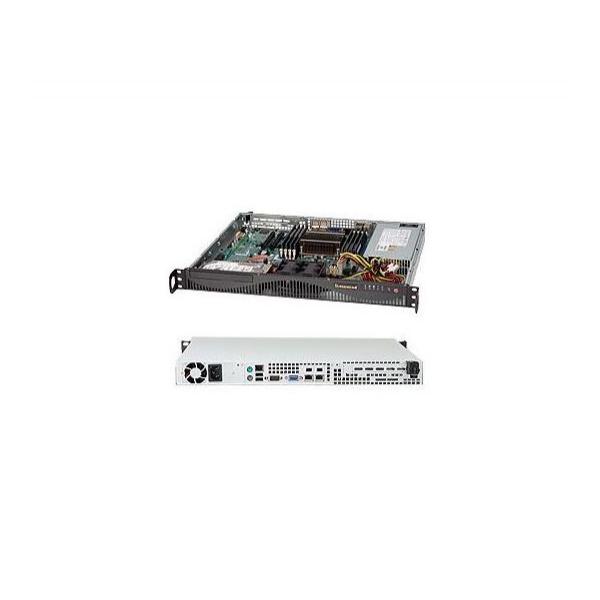 Supermicro CSE-512F-441B серверный корпус 1U установка в стойку