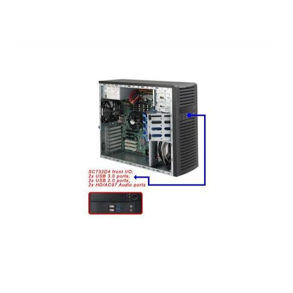 Supermicro CSE-732D4-903B Mid-Tower корпус