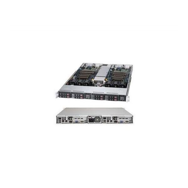 Supermicro CSE-809BTQ-1K28B серверный корпус 1U установка в стойку