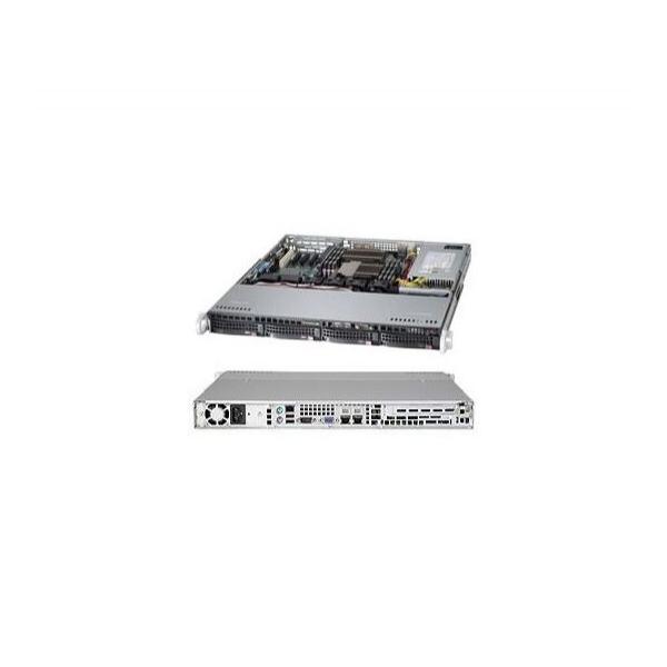 Supermicro CSE-813MTQ-441CB серверный корпус 1U установка в стойку