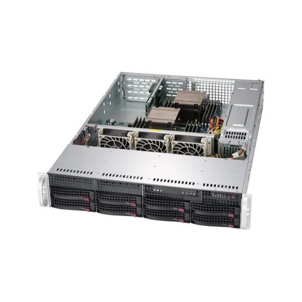 Supermicro CSE-825TQC-R802WB серверный корпус 2U установка в стойку