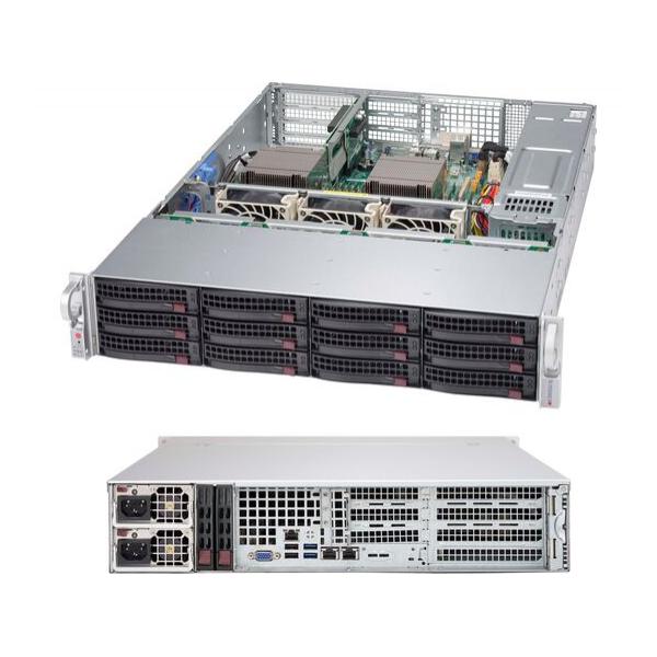 Supermicro CSE-826BE1C4-R1K23WB 2U установка в стойку