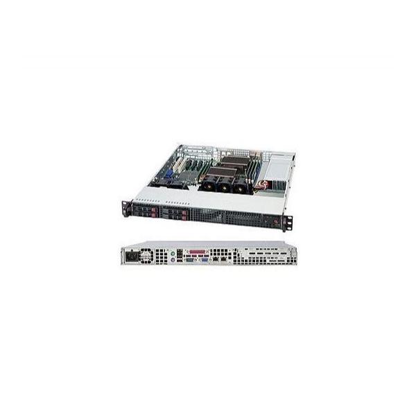 Supermicro CSE-111TQ-563CB серверный корпус 1U установка в стойку