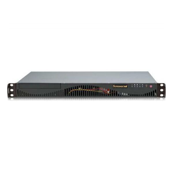 Корпус Supermicro SuperChassis 512F-410B Rack 410Вт Чёрный 1U, CSE-512F-410B