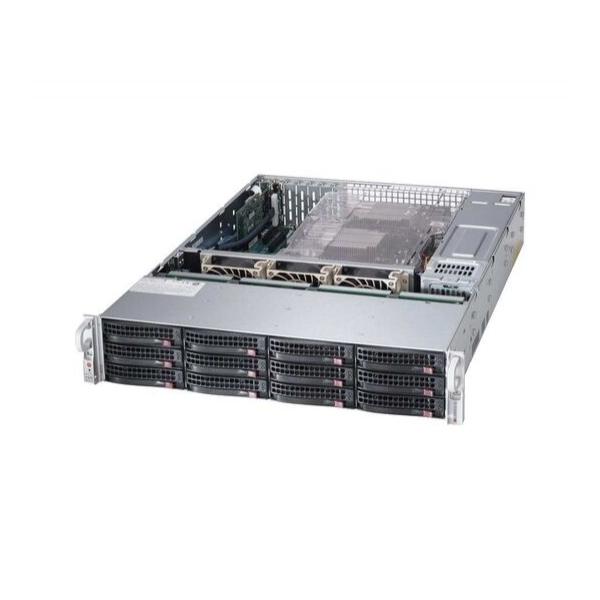 Корпус Supermicro SuperChassis 826BE26-R920LPB Rack 920Вт Чёрный 2U, CSE-826BE26-R920LPB