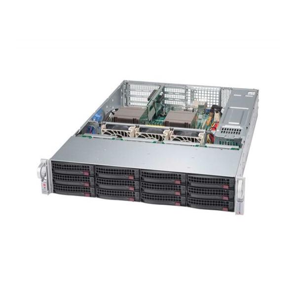 Корпус Supermicro SuperChassis 826BE16-R920UB Rack 920Вт Чёрный 2U, CSE-826BE16-R920UB