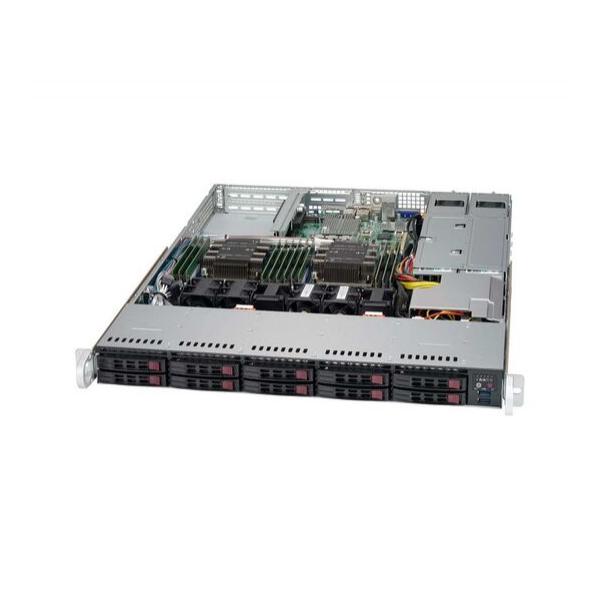 Корпус Supermicro SuperChassis 116AC2-R706WB Rack 750Вт Чёрный 1U, CSE-116AC2-R706WB