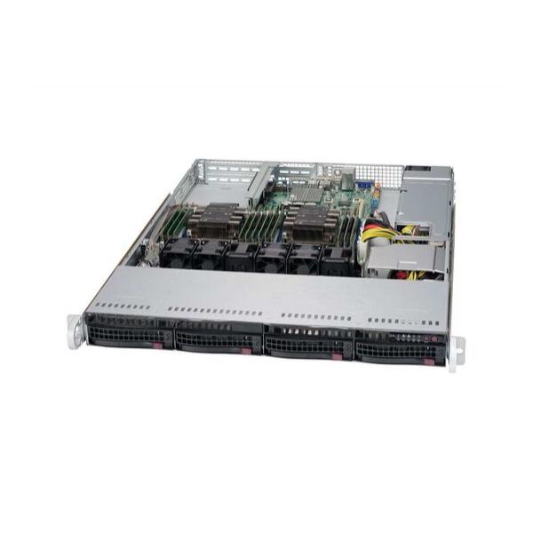 Корпус Supermicro SuperChassis 815TQC-605WB Rack 600Вт Чёрный 1U, CSE-815TQC-605WB