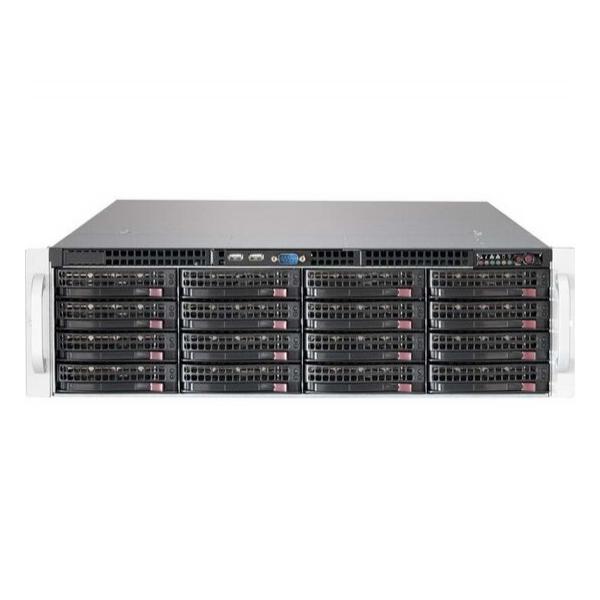 Корпус Supermicro SuperChassis 836BE2C-R1K03JBOD Rack 1000Вт Чёрный 3U, CSE-836BE2C-R1K03JBOD