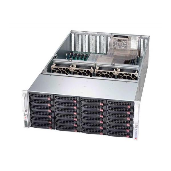 Корпус Supermicro SuperChassis 846XE2C-R1K23B Rack 1200Вт Чёрный 4U, CSE-846XE2C-R1K23B