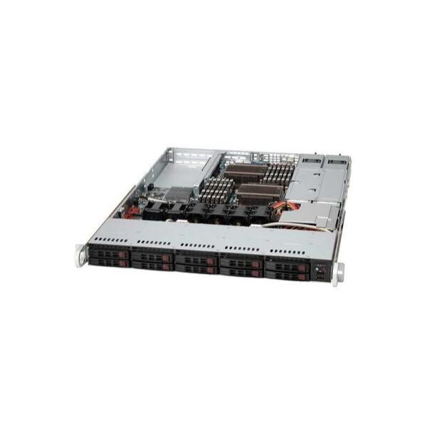 Корпус Supermicro SuperChassis 116AC-R700WB Rack 700Вт Чёрный 1U, CSE-116AC-R700WB