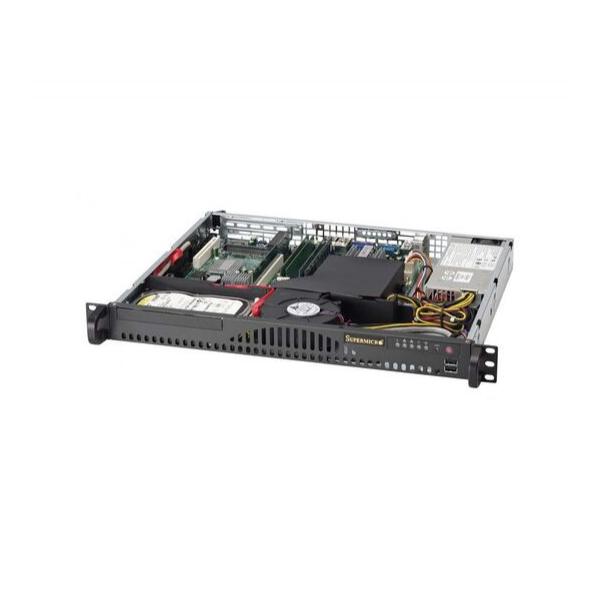 Корпус Supermicro SuperChassis 512-203B Rack 200Вт Чёрный 1U, CSE-512-203B