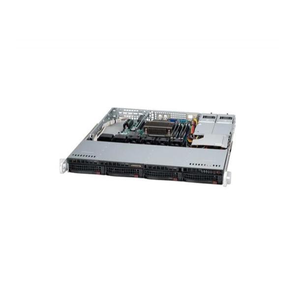 Корпус Supermicro SuperChassis 813MFTQC-R407CB Rack 400Вт Чёрный 1U, CSE-813MFTQC-R407CB