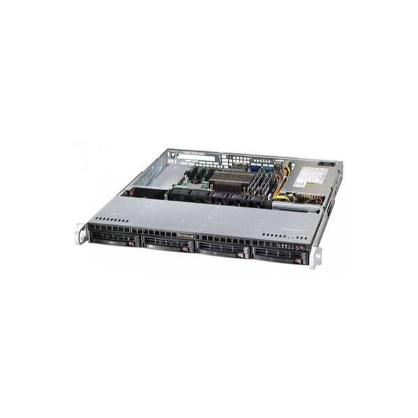 Корпус Supermicro SuperChassis 813MTQ-350CB Rack 350Вт Чёрный 1U, CSE-813MTQ-350CB