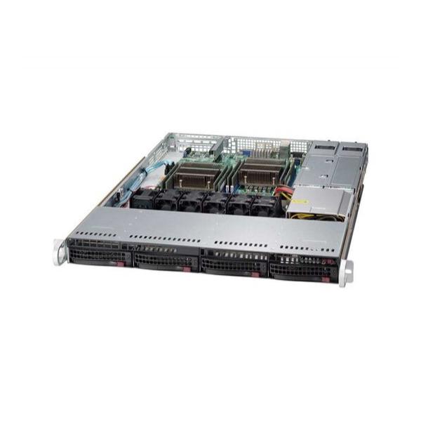 Корпус Supermicro SuperChassis 815TQ-R654CB Rack 650Вт Чёрный 1U, CSE-815TQ-R654CB