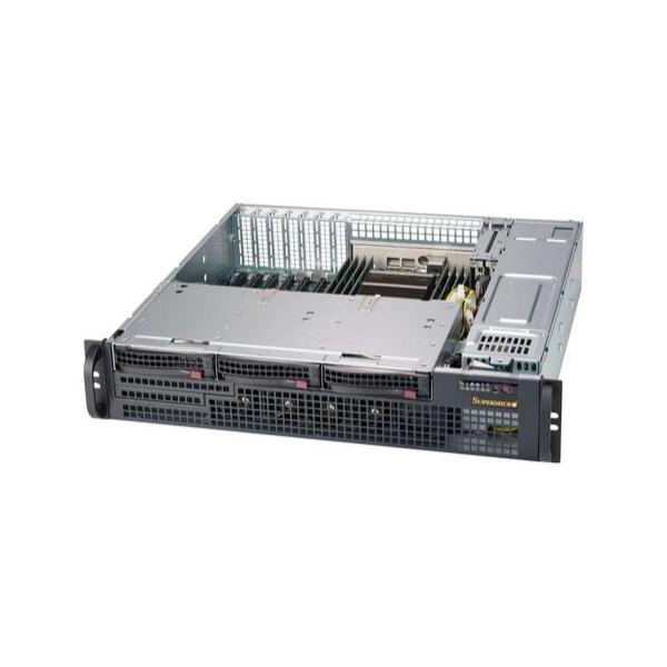 Корпус Supermicro SuperChassis 825MBTQC-R802LPB Rack 800Вт Чёрный 2U, CSE-825MBTQC-R802LPB