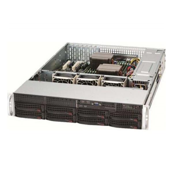 Корпус Supermicro SuperChassis 825TQ-600LPB Rack 600Вт Чёрный 2U, CSE-825TQ-600LPB