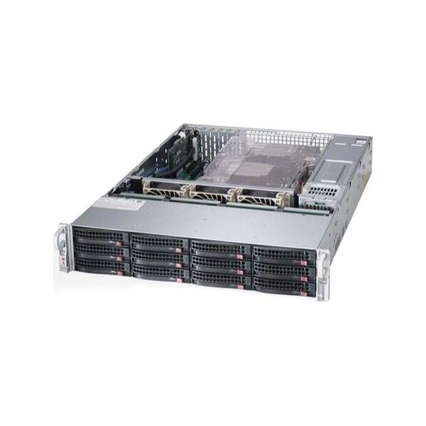 Корпус Supermicro SuperChassis 826BE26-R1K28LPB Rack 1280Вт Чёрный 2U, CSE-826BE26-R1K28LPB