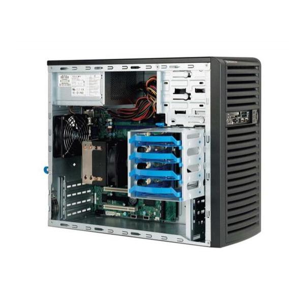 Корпус Supermicro SuperChassis 731D-300B Miditower 300Вт Чёрный, CSE-731D-300B