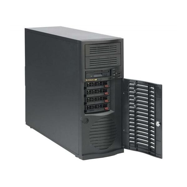 Корпус Supermicro SuperChassis 733T-500B Miditower 500Вт Чёрный, CSE-733T-500B