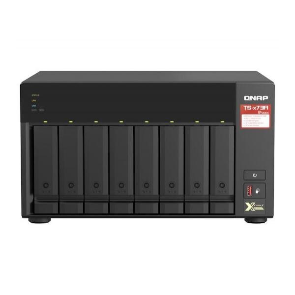 Сетевое хранилище NAS Qnap TS-873A-8G 8-bay настольный Ryzen V1500B