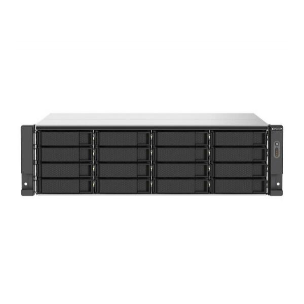 Сетевой RAID-накопитель QNAP TS-1673AU-RP-16G, 16 x 3,5"/2,5", 2x2,5 GbE, 3U, 2 x PSU, AMD Ryzen V1500B, 16GB DDR4