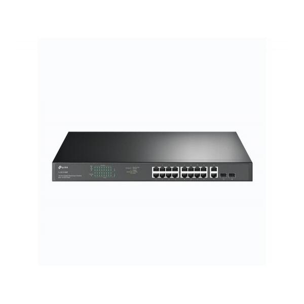 Коммутатор TP-Link TL-SG1218MP с 18 гигабитными портами RJ45 (16 портов PoE+) и 2 комбинированными гигабитными портами RJ45/SFP