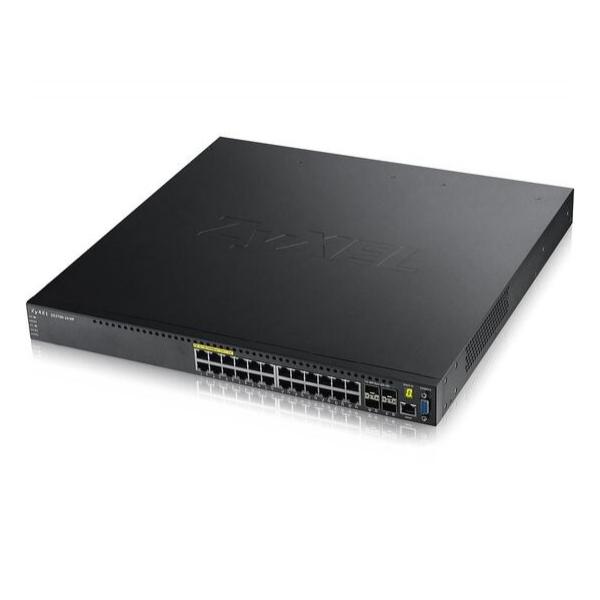 Коммутатор ZyXEL GS3700-24HP 24-PoE Управляемый 28-ports, GS3700-24HP-ZZ0101F