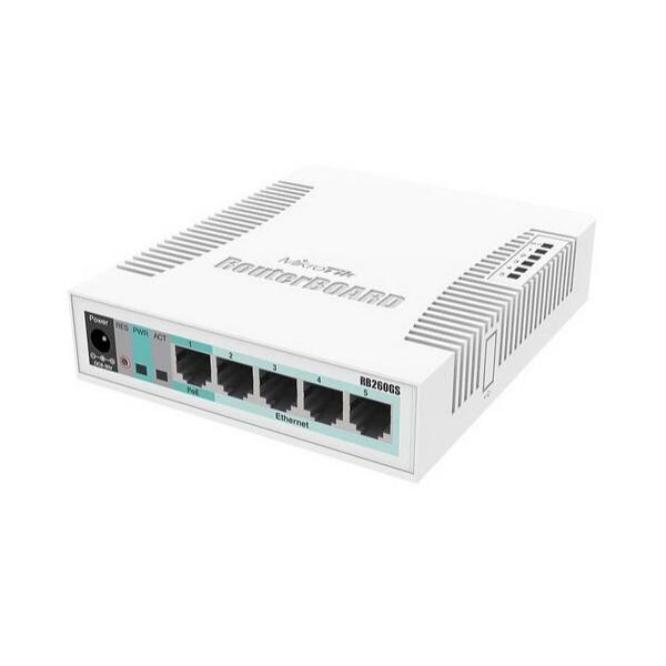 Коммутатор Mikrotik RouterBOARD 260GS Web 6-ports, CSS106-5G-1S