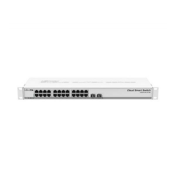 Коммутатор Mikrotik Cloud Smart Switch 326-24G-2S+RM Smart 26-ports, CSS326-24G-2S+RM